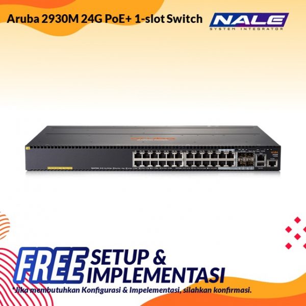 Aruba 2930M 24G PoE+ 1-slot Switch (JL320A)